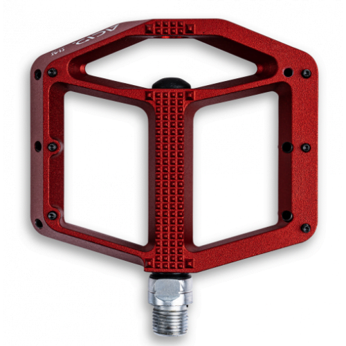Acid A3-ZP Flat Pedals Red